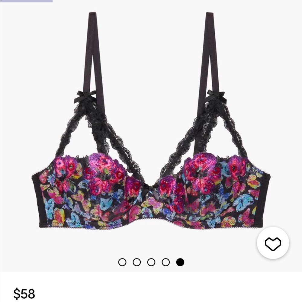 💎NWOT butterfly demi cup bra SAVAGE X FENTY